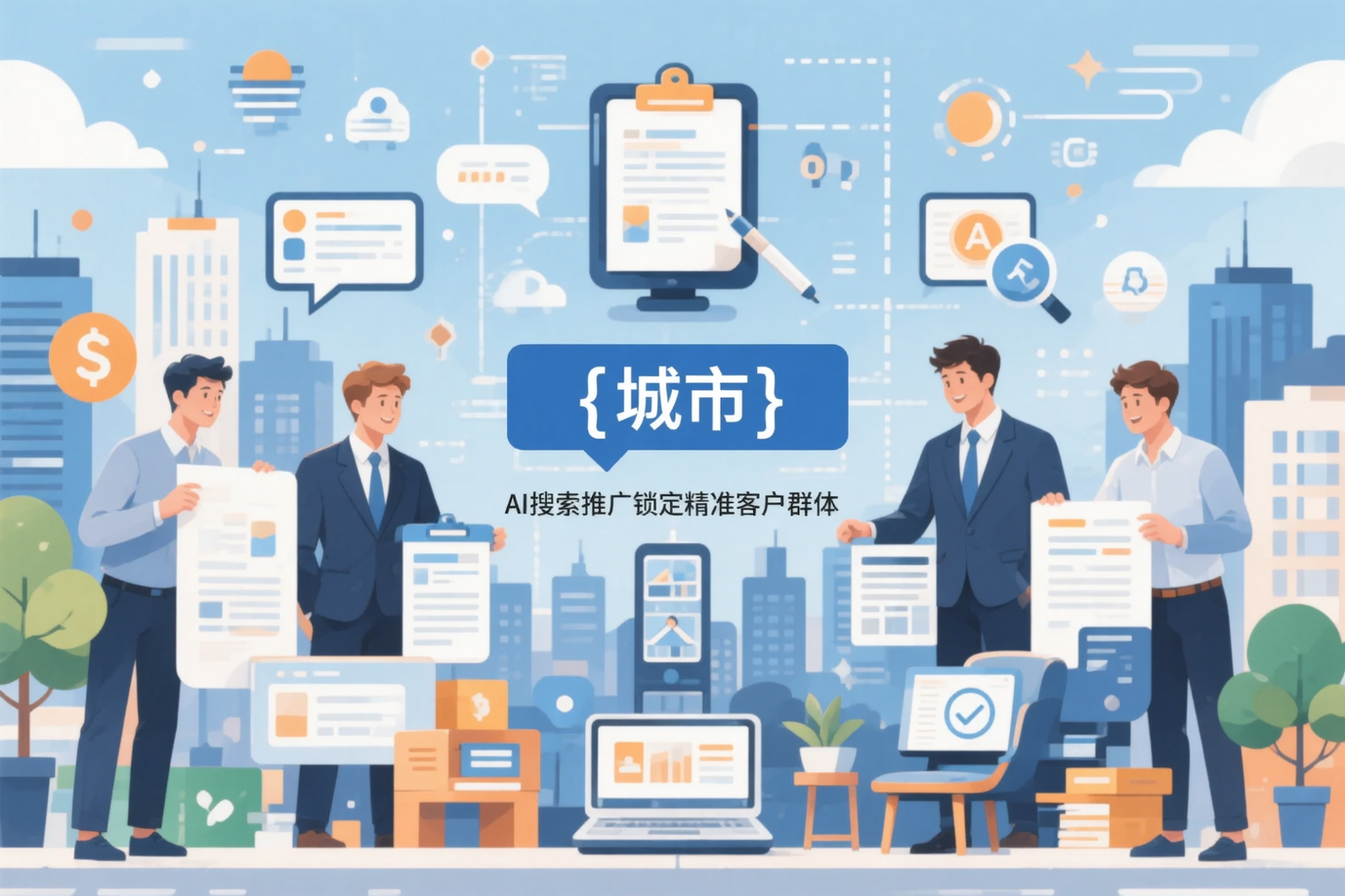 嘉峪关公司如何用AI搜索推广锁定精准客户群体