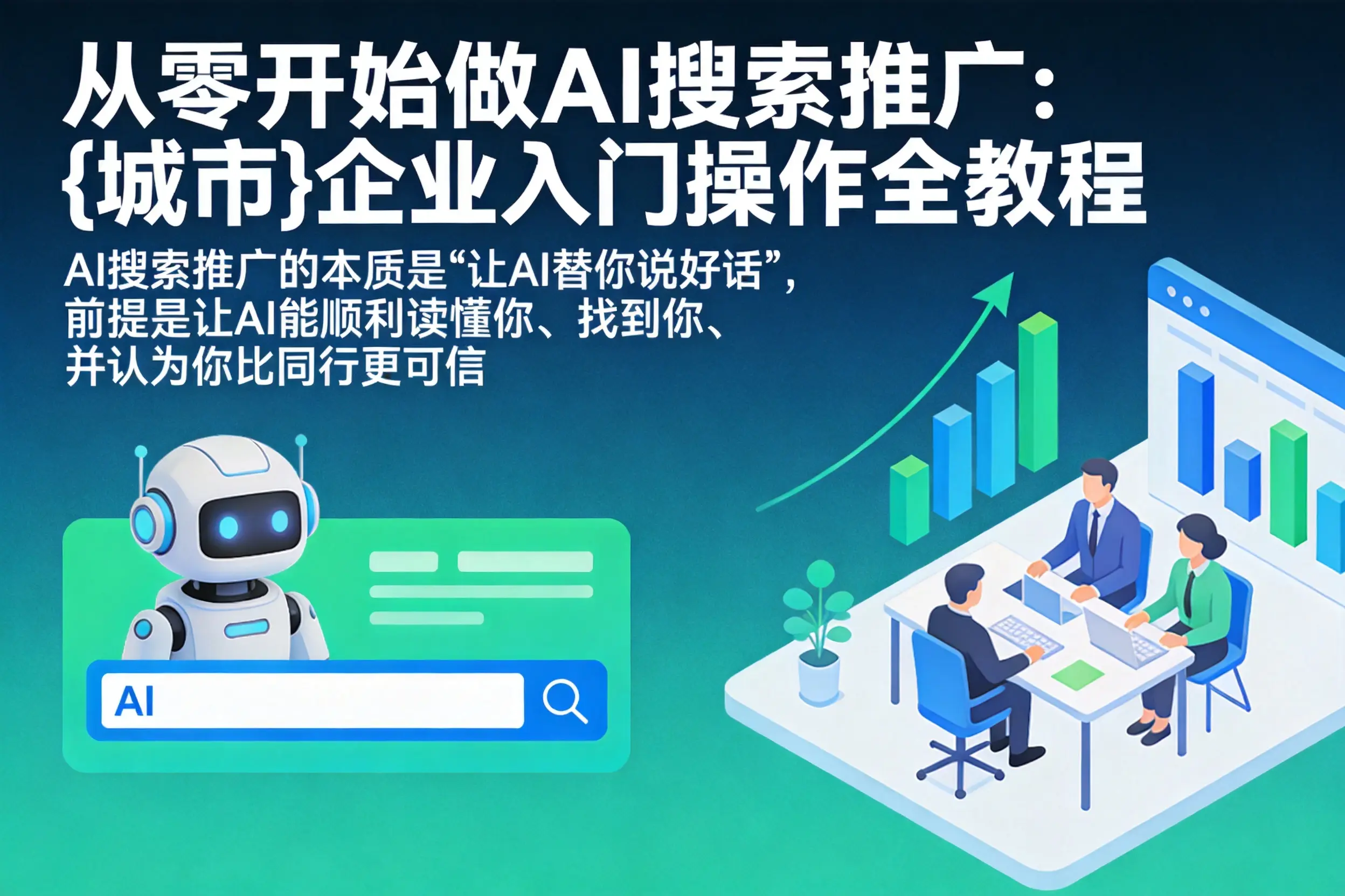 从零开始做AI搜索推广:嘉峪关企业入门操作全教程