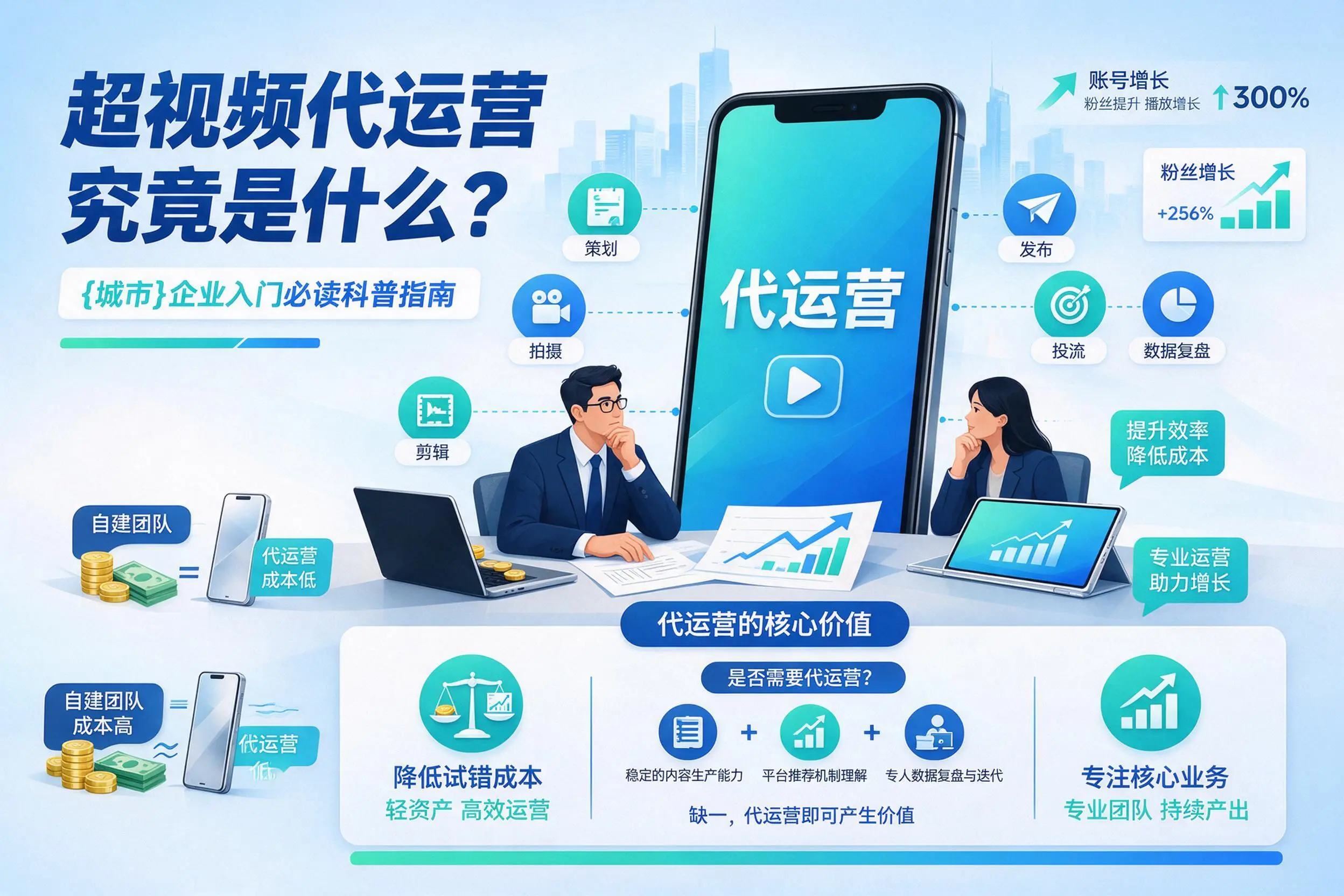 短视频代运营究竟是什么?嘉峪关企业入门必读科普指南