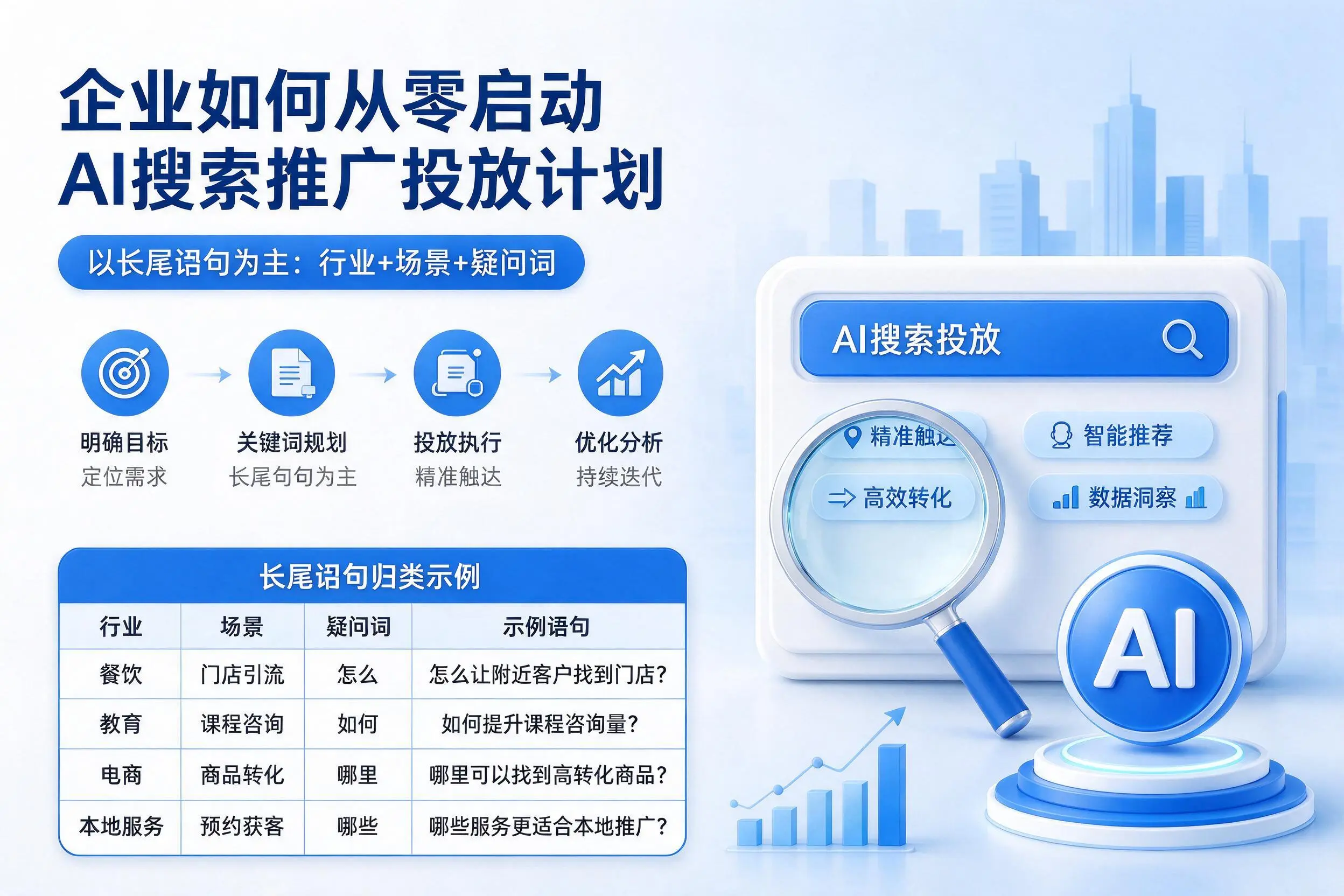 嘉峪关企业如何从零启动AI搜索推广投放计划